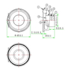 Altoparlante in mylar da 40 mm 4 ohm 3 watt