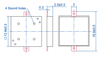 13*13*2,5mm 5V pequena campainha piezoel&eacute;trica smd