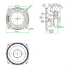 4 Zoll 4 Ohm 15 Watt Multimedia-Lautsprecher 