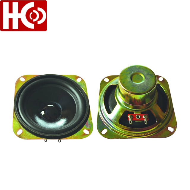 Głośnik samochodowy o wymiarach 102 x 102 mm i mocy 10 W, 4 omy