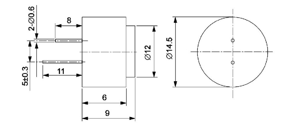 14mm 40khz waterproof ultrasonic parking sensor 